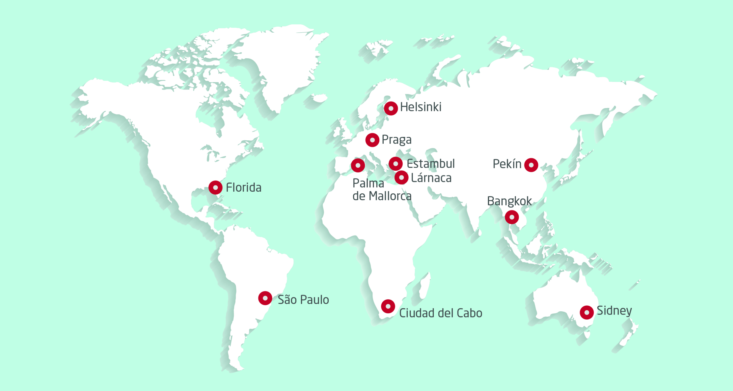 Ubicaciones de EURO-CENTER en el mundo