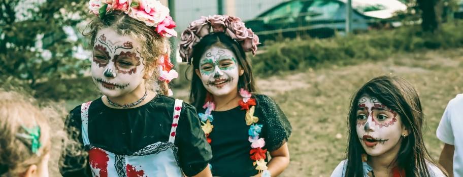 como se celebra halloween en mexico - dia de los muertos